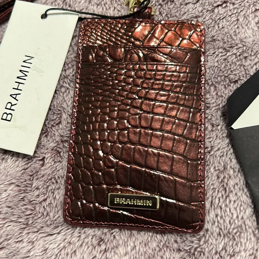 Brahmin Leather ID Lanyard